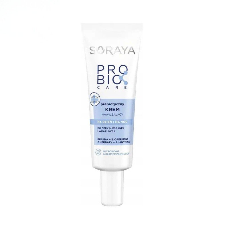 كريم ترطيب للشرة الجافة والحساسة والمختلطة 50 مل - SORAYA PROBIO CARE PREBIOTIC CREAM FOR COMBINATION AND SENSITIVE SKIN 50 ML