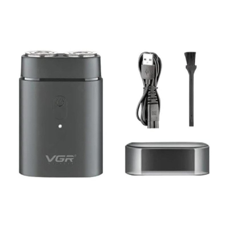 VGR V-341 Face Shaver ماكينة تنعيم اللحية في جي ار بروفيشنال قابلة للشحن - Image 4