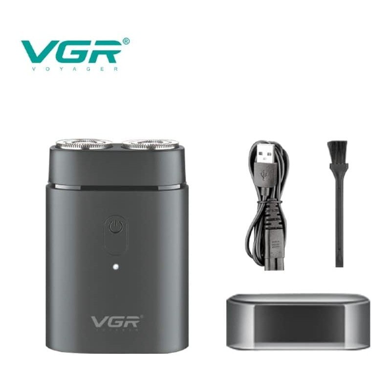 VGR V-341 Face Shaver ماكينة تنعيم اللحية في جي ار بروفيشنال قابلة للشحن - Image 9