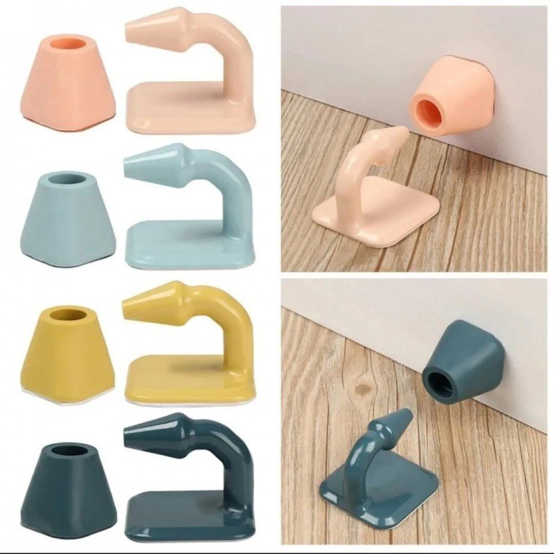 مثبت باب مطاطي لون زهري