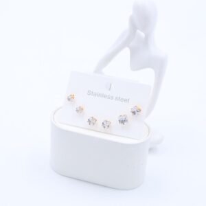 مجموعة مكونة من 3 حلوق كرستال