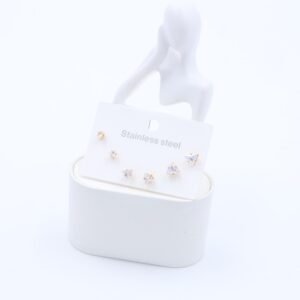 مجموعة مكونة من 3 حلوق كرستال