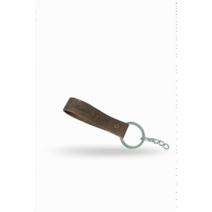 مدالية جلد طبيعي أنيقة بتصميم صنع في فلسطين لون أزرق