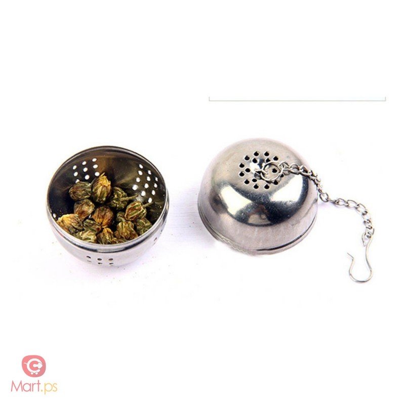 مصفاة طابة ستيل للاعشاب و البهارات حجم كبير