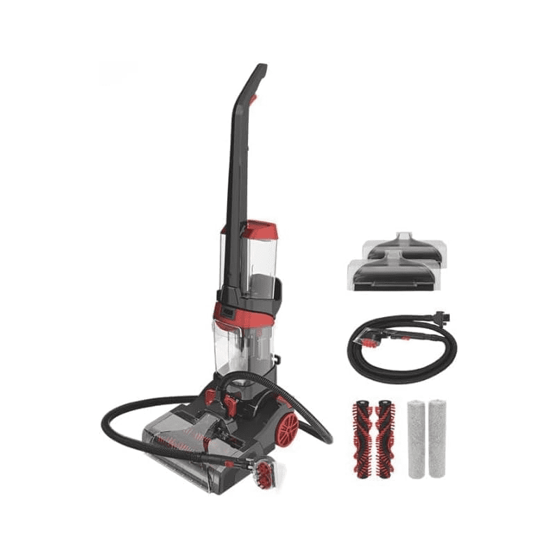 مكنسة منظف السجاد من يونيفيرسال لون أحمر