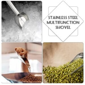 مكيال ستيل متعدد الاستخدام للثلج والطحين والرز ..