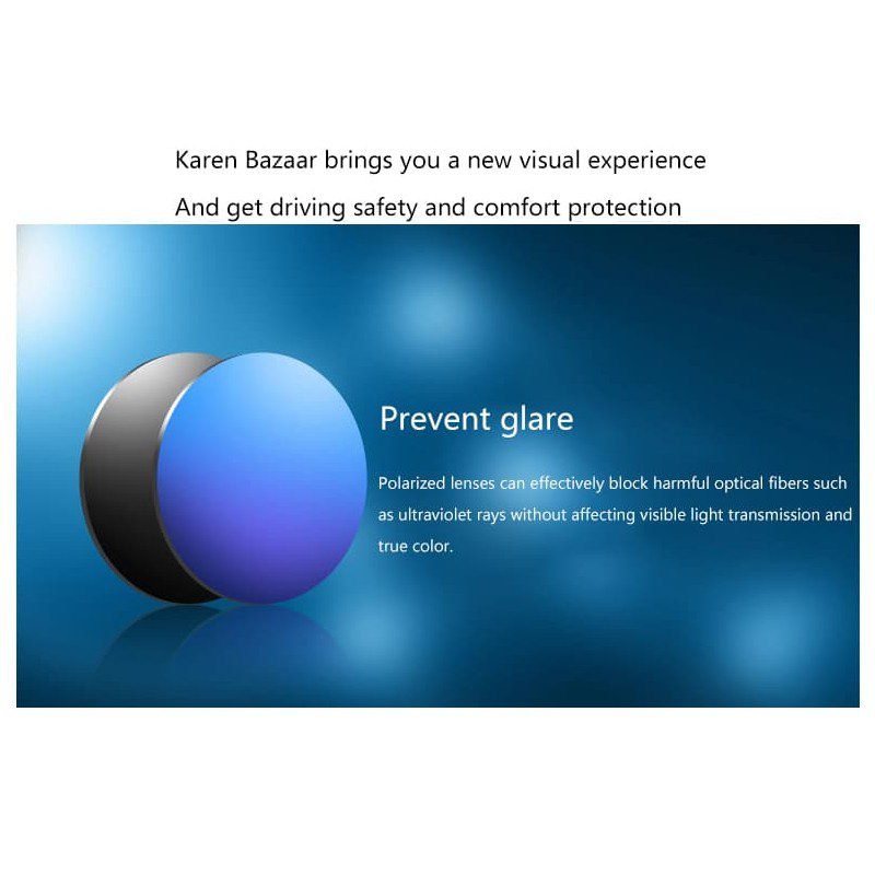 نظارات شمسية عدسة بوليرايد شبه دائرية جودة عالية - Image 5