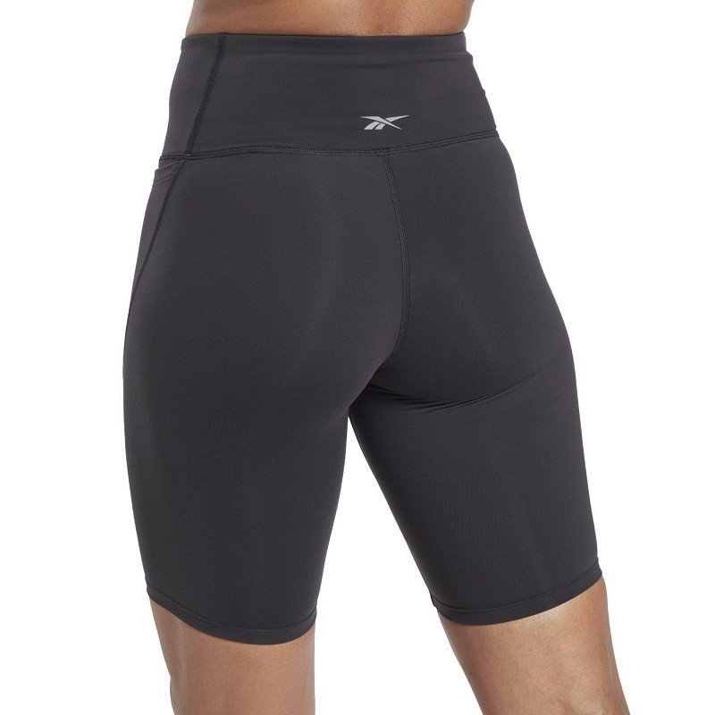 Reebok Women' Lux Hugh Rise Bike Short- شورت ضيق ريبوك لوكس رايس للنساء لون أسود