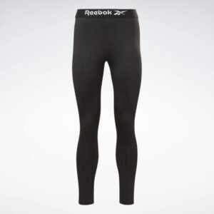Reebok Womens' Workout Ready Basic Leggings- بنطلون ريبوك ضيق رياضي للنساء لون أسود‏