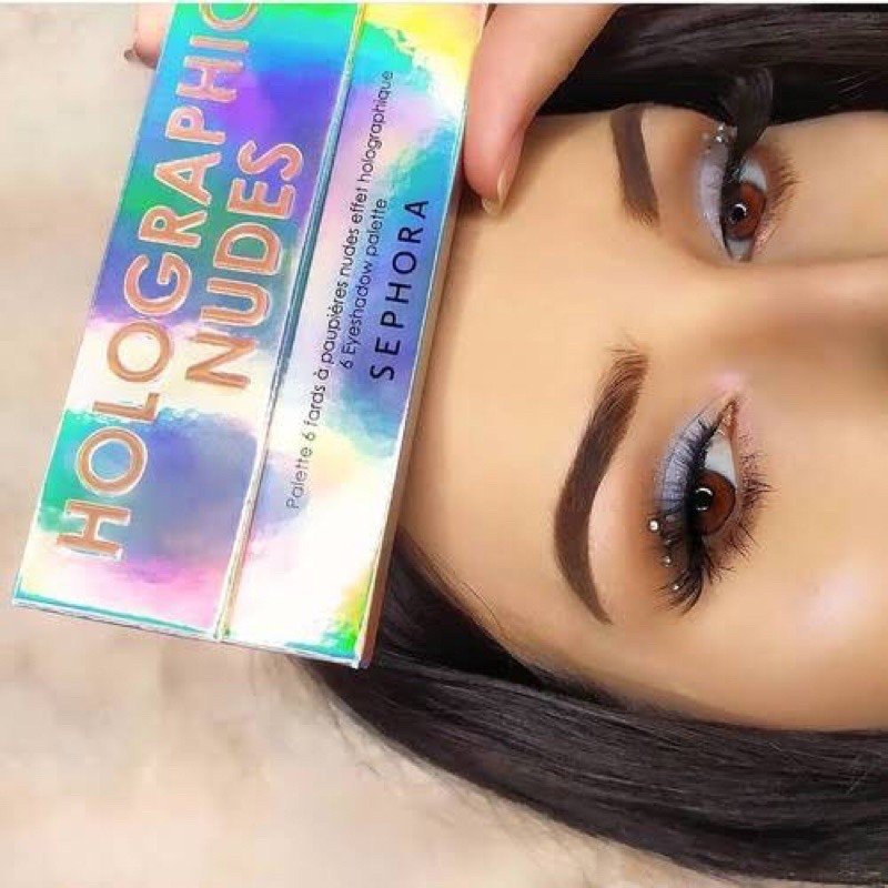 Sephora Holographic Nudes Palette de 6 Fards à Paupières 6 x 1.2 g - Image 2