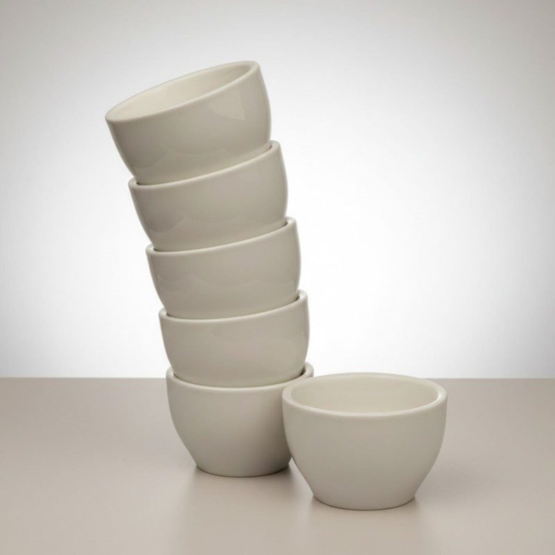 زبدية بورسلان حفة عريضة 10*10*7.5 سم - Image 8