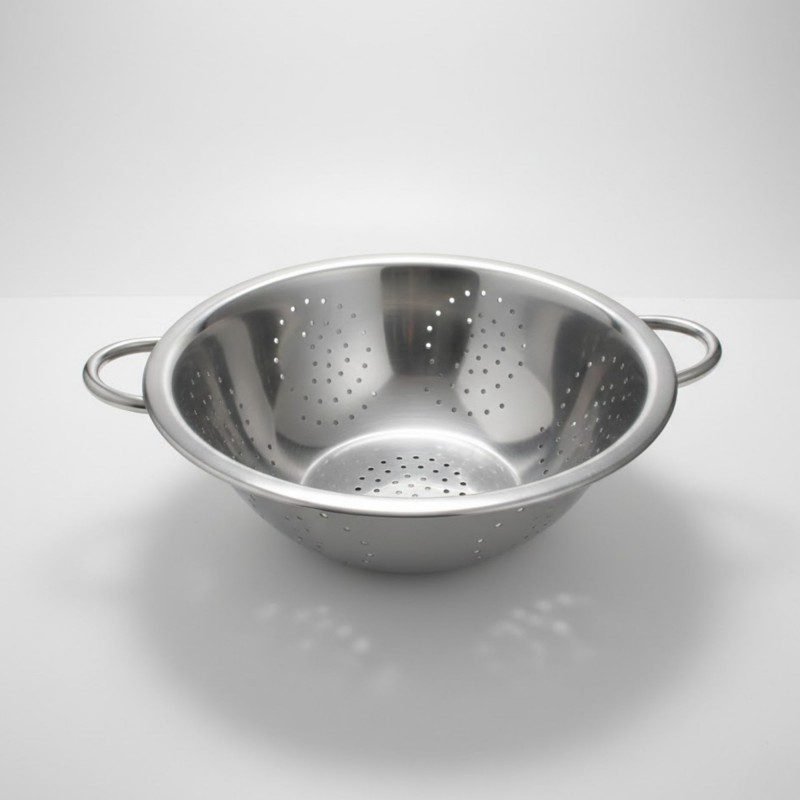 مصفاة ستيل قطر 28 سم مع يد