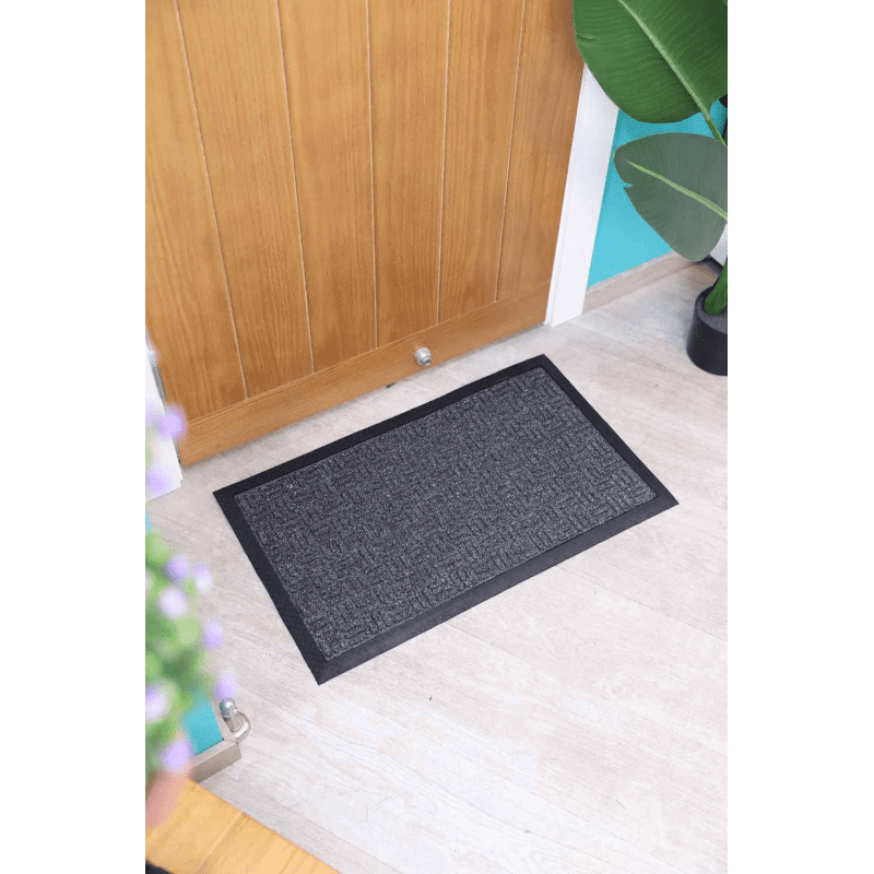 [19490201] دعسة مدخل بيت DOOR MATS DASH CHARCOAL 45 X 75 CM