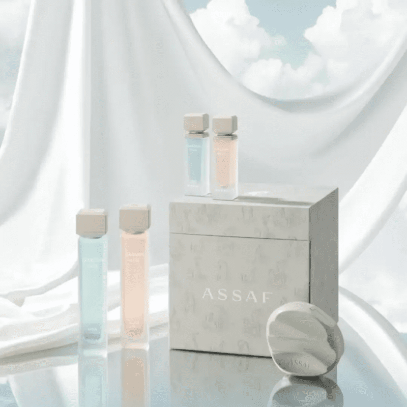 Assaf Garden Musk & Jasmine Musk SET باكيج عطور مسك + باودر