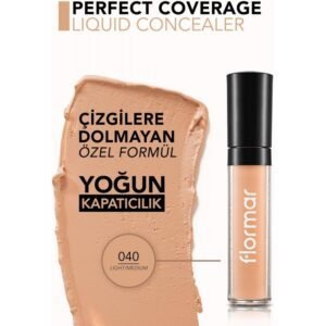 Flormar Perfect Coverage No. 040 - Light/Medium خافي عيوب سائل فلورمار