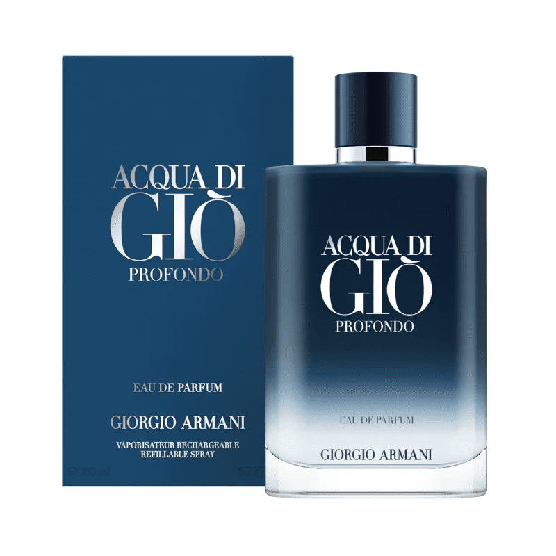 Giorgio Armani Acqua Di Gio Profondo EDP 200ML For Men اكوا دي جيو برفوندو