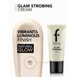Glam Strobing Cream هايلايتر كريمي من فلورمار درجة 001 فضي
