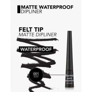 Matte Waterproof Dipliner Black ايلاينر من فلورمار