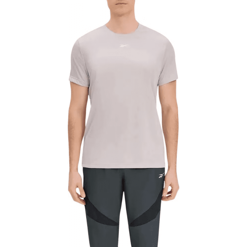 Reebok Mens' Id Train Ss Tech T-Shirt - Silver