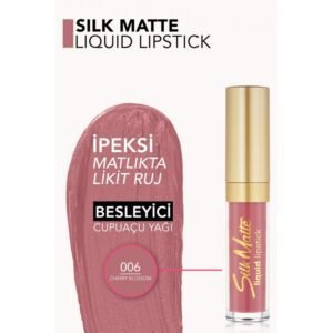 Silk Matte Liquid Lipstick - 006 CHERRYBLOSSOM أحمر شفاه سائل