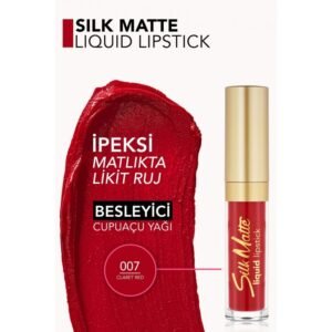 Silk Matte Liquid Lipstick - 007 CLARET RED أحمر شفاه