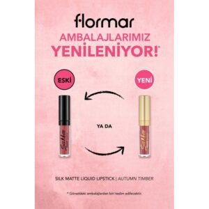 أحمر شفاه سائل مرطب درجة 019 حجر وردي 4.5 مل من فلورمار Silk Matte Liquid Lipstick