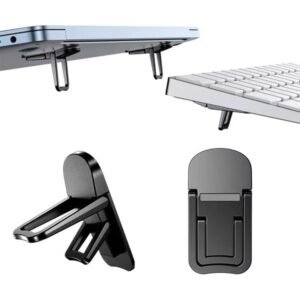 حامل لابتوب كمبيوتر محمول مع زاويتين للتعديل - قابل للطي عدد 2 ذات جودة ممتازة ومتينة