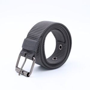 حزام رجالي قماشي ( سير ) قياس  120 سم لون رمادي