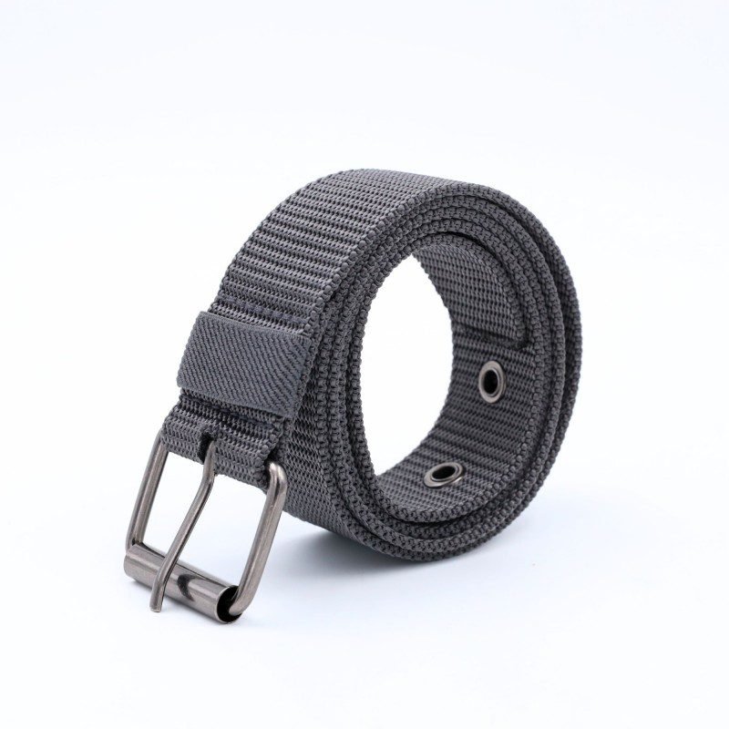 حزام رجالي قماشي ( سير ) قياس  120 سم لون رمادي