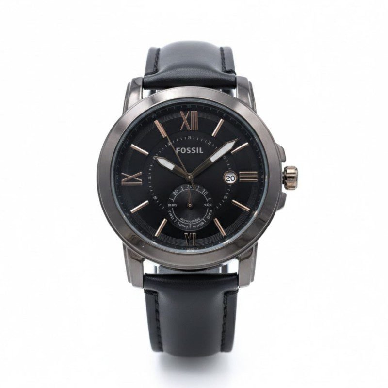 ساعة رجالي اللون ابيض من ماركة FJ مع كفالة سنتين ضد تغير اللون