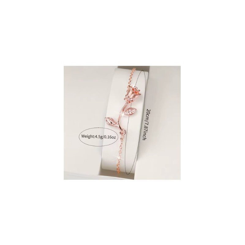 ساعة كوارتز مميزة للصبايا مع إسوارة أنيقة على شكل وردة