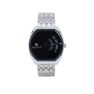 ساعة يد شبابية لون فضي