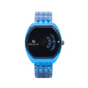 ساعة يد شبابية لون كحلي