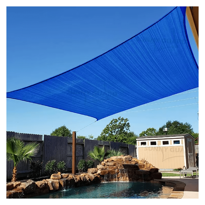 شادر ظل خارجي مقاس 5×6م لون أزرق