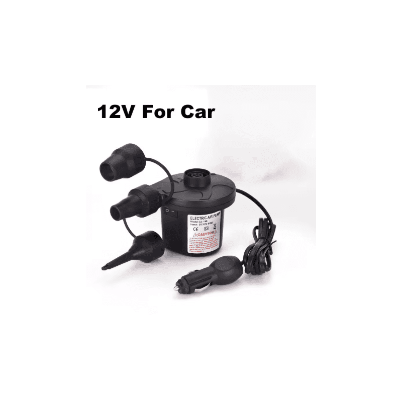 منفاخ هواء يعمل على كهرباء السيارة للكرات و عجال السباحة