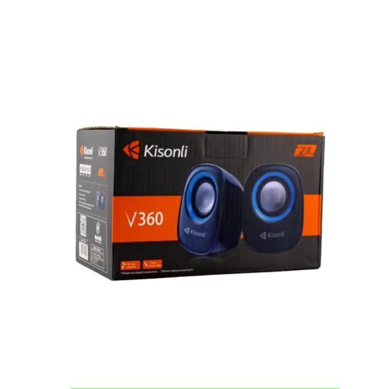 طقم سماعات لجهاز الحاسوب جودة روعة وصوت نقي kisonli v360