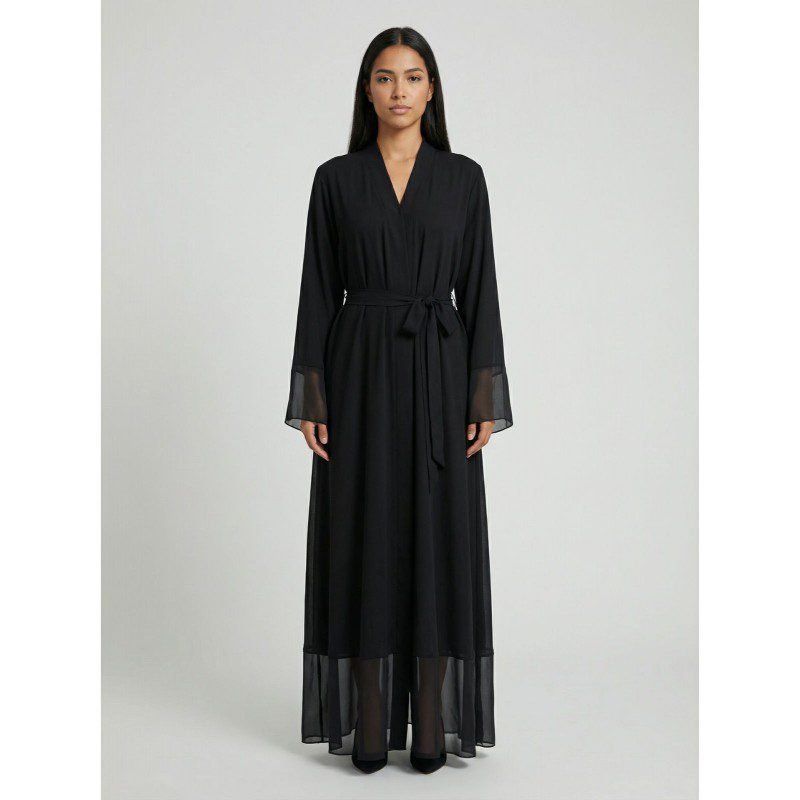 عباي لف قطعتين مع بنطلون