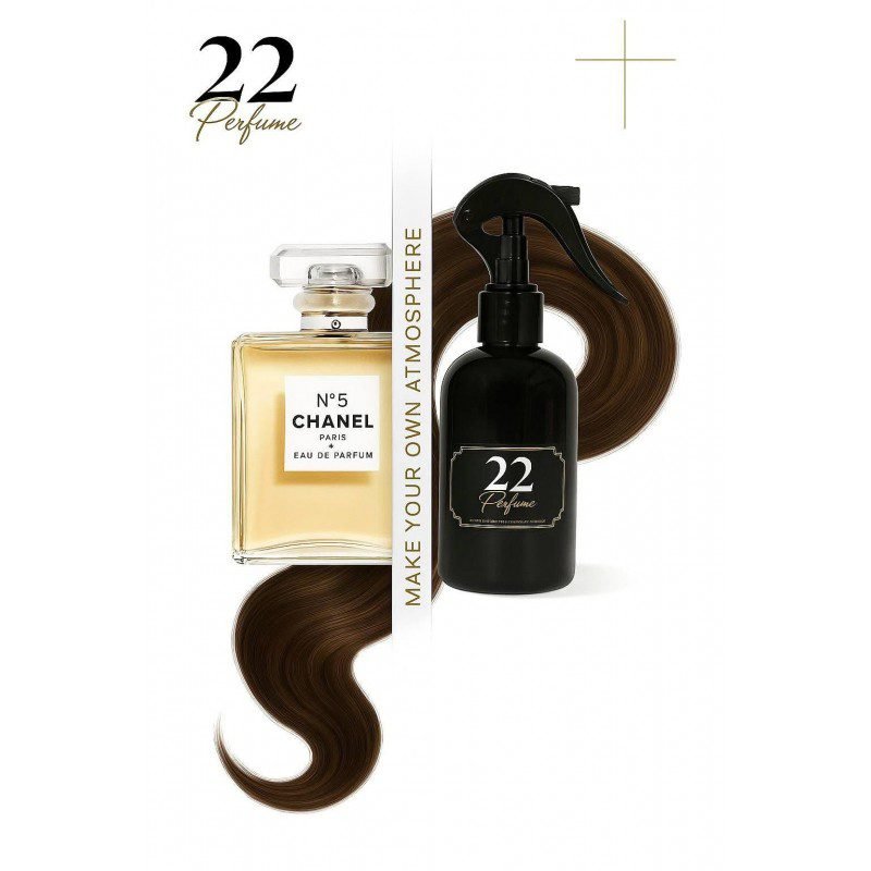 عطر شعر من 22بيرفيوم 250مل برائحة chanej no6