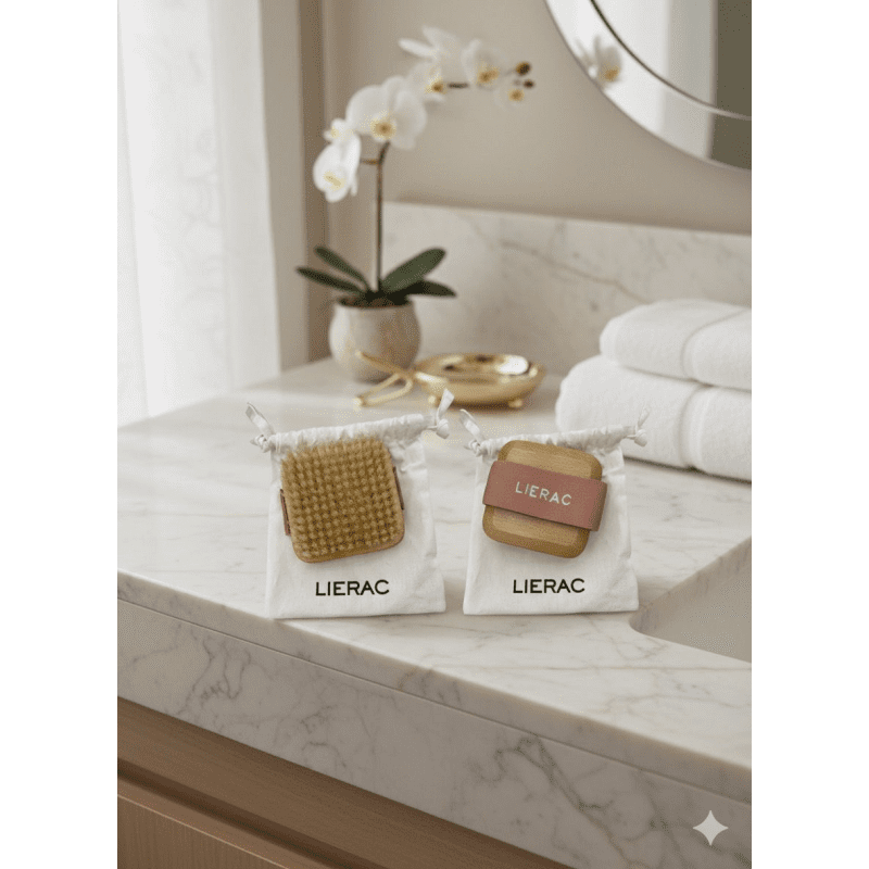 فرشاية التقشير الجافة للجسم من ليراك الفرنسية