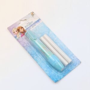 قلم ممحاة بتصميم فروزن ديزني مع 3 محايات