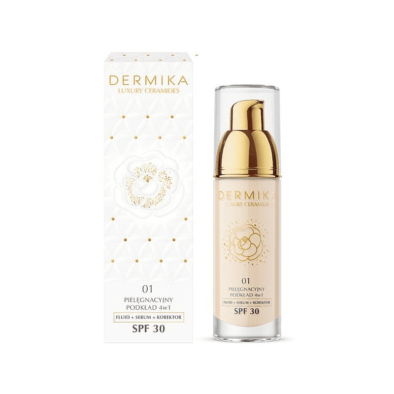 كريم أساس بالسيراميد المغذي للبشرة مع نسبة حماية من الشمس SPF 30 درجة 01 (30 مل )