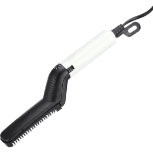 مشط كهرباء و فرشاة تمشيط وتمليس الشعر واللحية للرجال