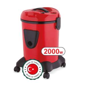 مكنسة برميل من ﻳﻮﻨﻔﻴﺮﺴﺎﻝ قوة 2000 ﻮﺍﻄ لون أحمر