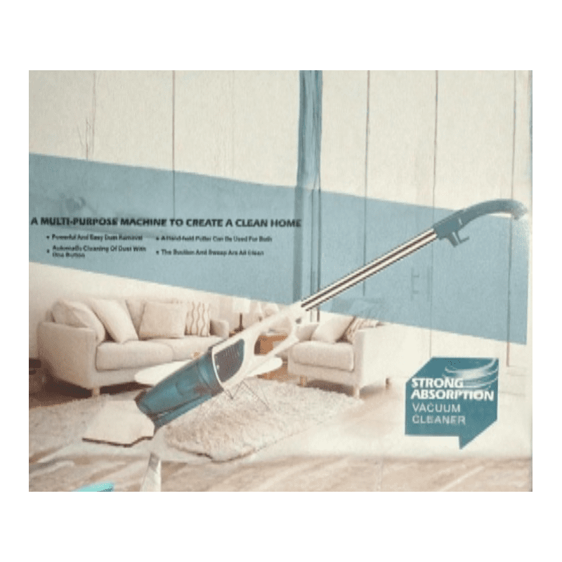 مكنسة كهربائية عمودية 2 في 1 مع فلتر