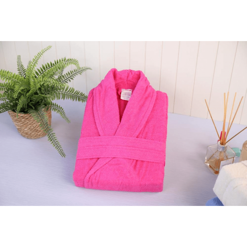 روب حمام قطن 100% VALOR SİLVER FUCHSIA ONE SIZE