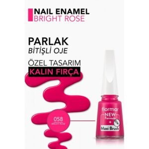 مناكير فلورمار لون bright rose درجة 058