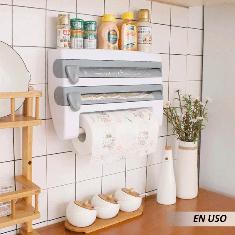 موزع محارم ثلاثي للمطابخ