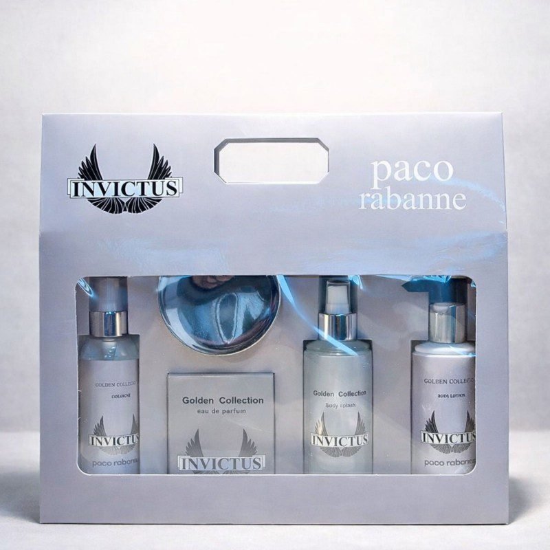 Golden Collections Perfumes For Men Invictus Rabanne Set