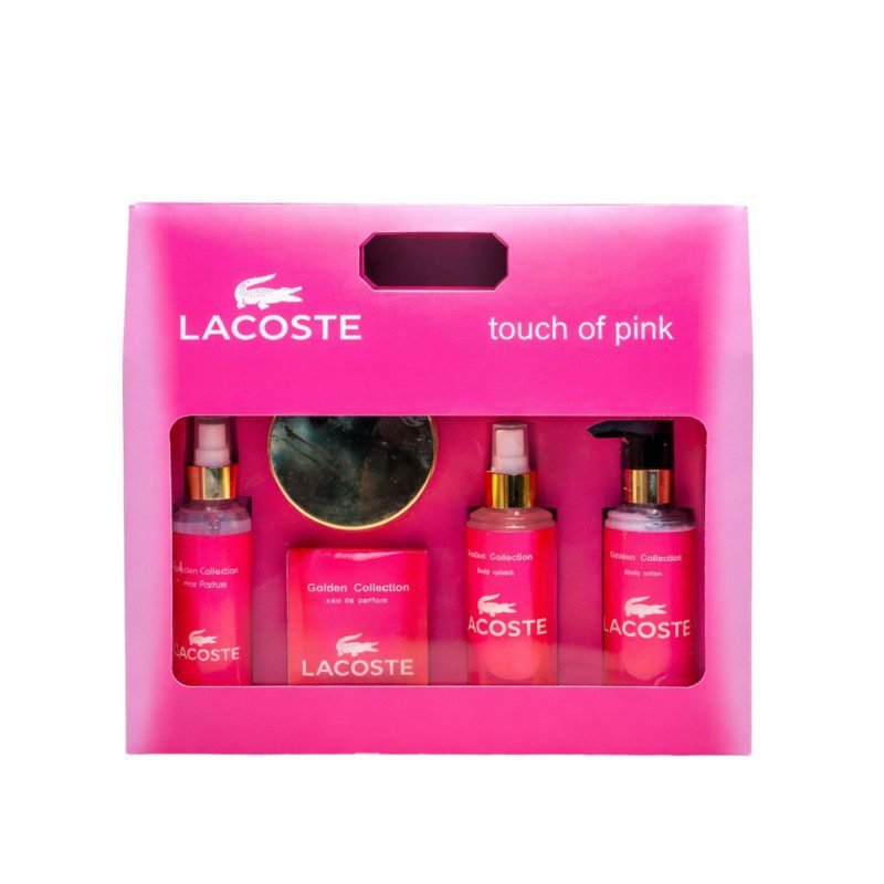 Golden Collections Perfumes For Women Lacoste Touch of Pink Set