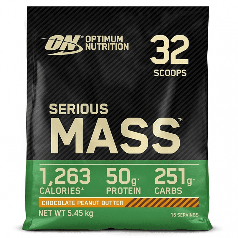 Optimum Nutrition Serious Mass 5.44KG Chocolate peanut Butter